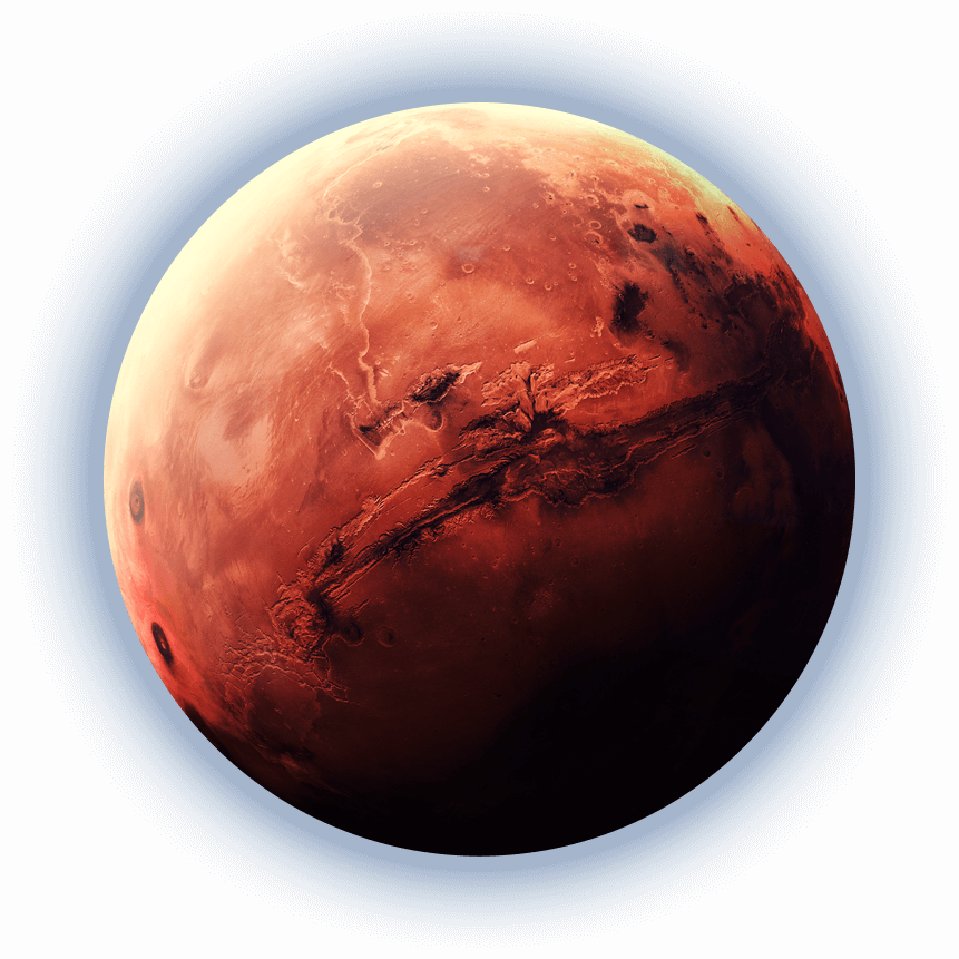 Image représentant la planète Mars
